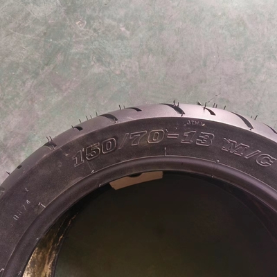 35%-55% Rubber Content Nylon Tubeless Motorcycle Tire 150/70-13 Tires for Replace/Repair