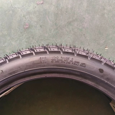 100/90-17 17 Inch Tubeless Motorcycle Tyre with Rubber Content and 6pr/8pr Ply Rating