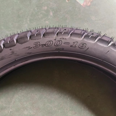 Black Motorcycle Tyre 3.00-18 Perfect for Replace/Repair Solutions
