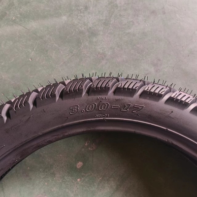 Motorcycle Tire Tyre for Motorcycle 3.00-17 Raw Material Natrual Rubber Steel Nylon