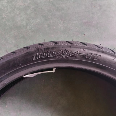 Nylon Tubeless Motorcycle Tire 100/80-17 OEM Accepted in Qingdao with Loading Port