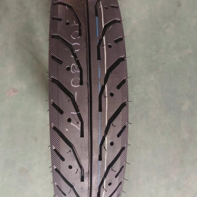 Nylon Tubeless Motorcycle Tire 100/80-17 OEM Accepted in Qingdao with Loading Port
