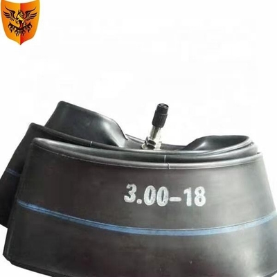 Valves and 500% 530% Elogation Natural Rubber Inner Tube for 3.00-18 Motorcycle Tire