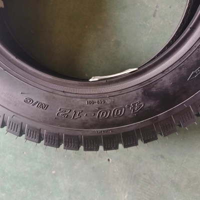 Motorcycle Tire 4.00-12 for Replace/Repair Made of Nature Rubber Steel Nylon Material