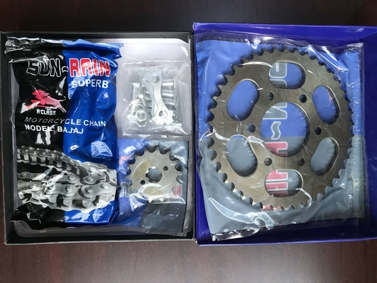 Deep Pattern Design Motorcycle Chain and Sprocket for Nigeria's Motorcycle Industry