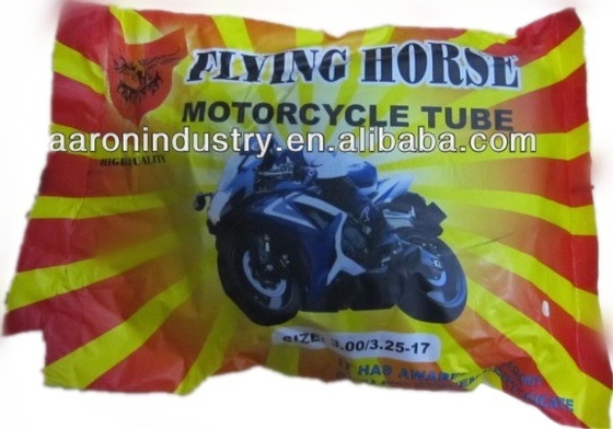 10.5 MPA Tensile Strength Motorcycle Tires with Nature Rubber/Butyl Rubber Inner Tubes
