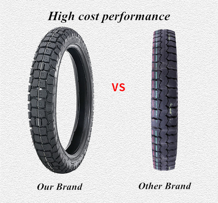 500% Elongation and 10.5 MPA Tensile Strength Motorcycle Tire 90/90-19 for Performance