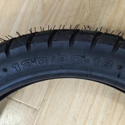 Tire Size 120/80-18 Black Motorcycle Tubeless Tire Suitable for All Terrain