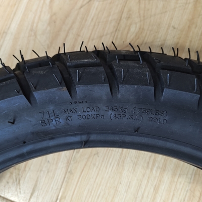 Tire Size 120/80-18 Black Motorcycle Tubeless Tire Suitable for All Terrain