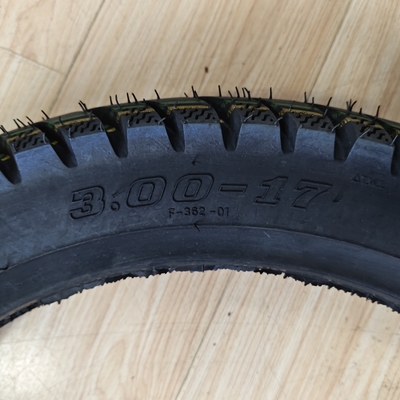 3.00-17 Motorcycle Tires Manufactured in with Nature Rubber Steel Nylon Raw Material