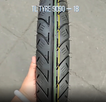 All Size Motorcycle Tubeless Dual Sport Tire 90/90-18 with 30%-45% Rubber Content