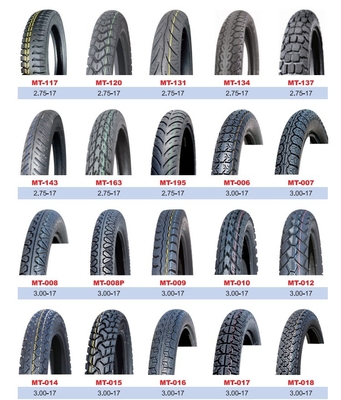 Durable 17 inch 3.00-17 2.75-17 Motorcycle Tubeless Tire for Stable and Smooth Riding