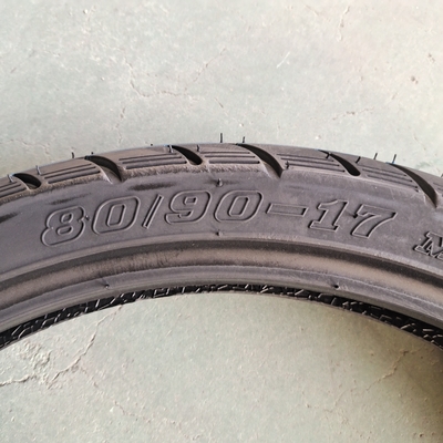 35%-55% Rubber Content Tubeless Motorcycle Tyres 80/90--17 with and OEM Acceptable