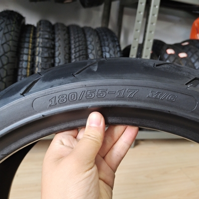 6PR/8PR Ply Rating Nature Rubber Steel Nylon Material Motorcycle Tire Tyre 180/55-17