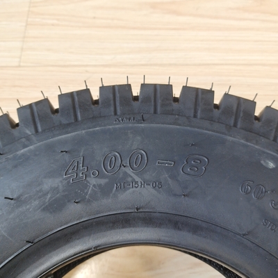OEM Acceptable 4.00-8 Motorcycle Tire for Egypt Scooter Tyre in Black