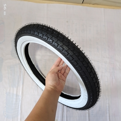 35%-55% Rubber Content White Wall Tyre 2.75-16 for European Market
