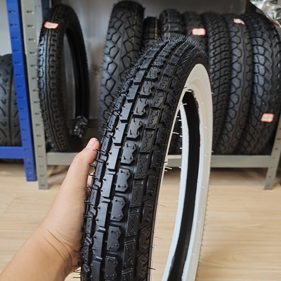 35%-55% Rubber Content White Wall Tyre 2.75-16 for European Market