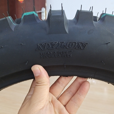 Off Road Motorcycle Tire 140/80-18 with Black Design and 6PR/8PR Ply Rating
