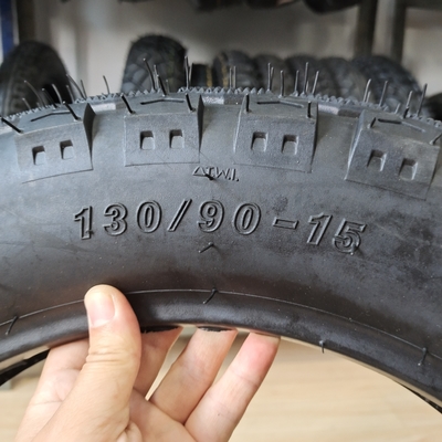 Wear-Resistant Motorcycle Tires 130/90-15 with Nature Rubber Steel Nylon Raw Material