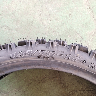 35%-55% Rubber Content Nylon Motorcycle Tires110/70-17 for Qingdao Distributors