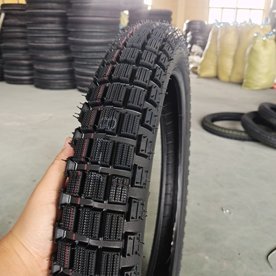 Directly Sell 3.00-18 Motorcycle Tire with 35%-55% Rubber Content and Black Color