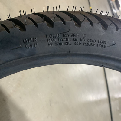 Tensile Strength 10.5 Motorcycle Tire Electric Scooter 110/80-18 with Rubber Content 35%-55%