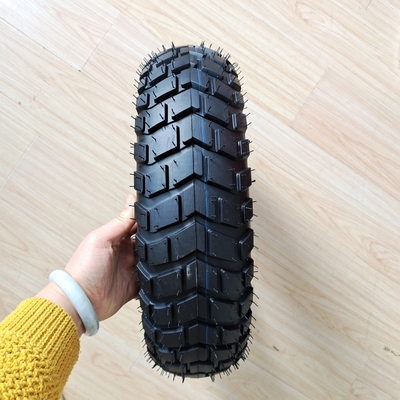 Superior 35%-55% Rubber Content 120/90-10 Motorcycle Tire for Qingdao Port Sale