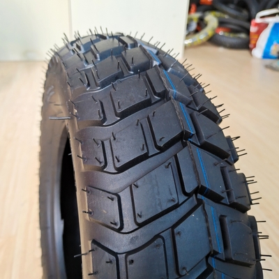 Superior 35%-55% Rubber Content 120/90-10 Motorcycle Tire for Qingdao Port Sale