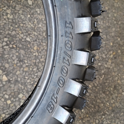 Sell 110/100-18 Motorcycle Tyre with Black Color and 6PR/8PR Ply Rating
