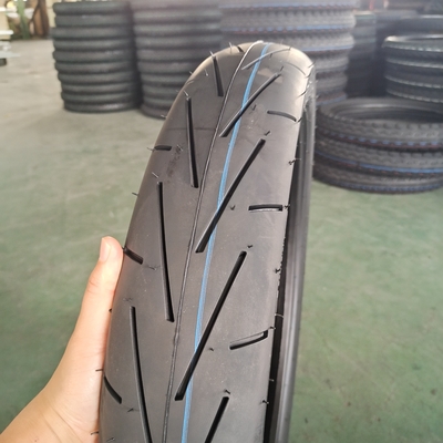 90/90-17 Motorcycle Tyre with Nature Rubber Steel Nylon Raw Material