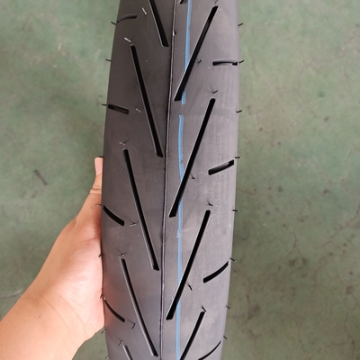 90/90-17 Motorcycle Tyre with Nature Rubber Steel Nylon Raw Material