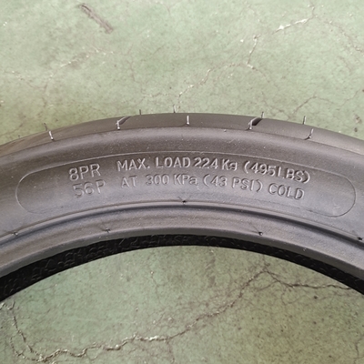 90/90-17 Motorcycle Tyre with Nature Rubber Steel Nylon Raw Material