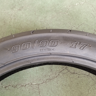 90/90-17 Motorcycle Tyre with Nature Rubber Steel Nylon Raw Material