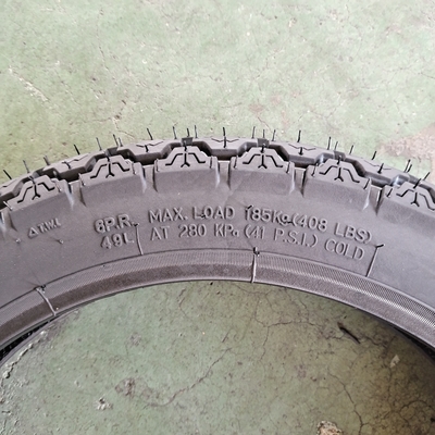80/100-14 14 inch Tubeless Motorcycle Tyre Made of Natrual Rubber and Aceeptable OEM