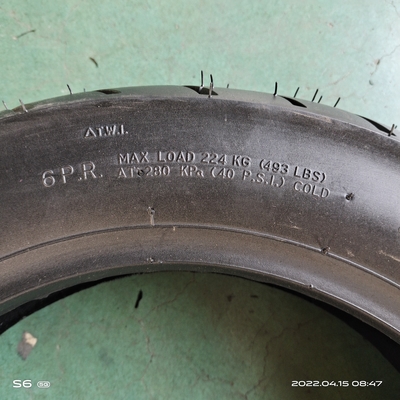 110/90-13 Motorcycle Tire Black Nylon Tire with 6pr/8pr Ply Rating