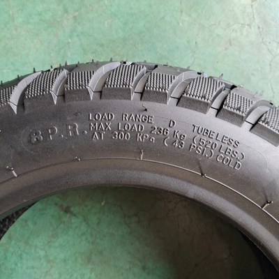 Top-Rated Natrual Rubber Motorcycle Tyres 3.50-10 TL Tubeless