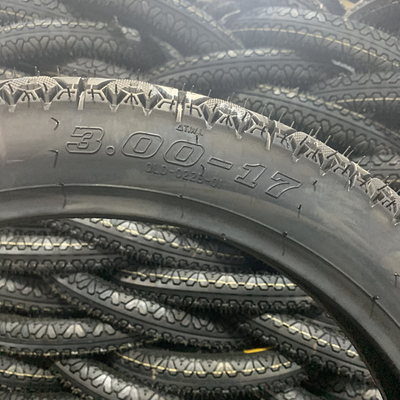 Motorcycle Wheels and Tires for 3.00-17 Loading Port Qingdao Port Tensile Strength 10.5