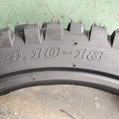 Black 4.10-18 8PR Tubeless Motorcycle Tire with 35%-55% Rubber Content in Qingdao