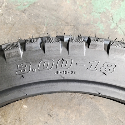 35%-55% Rubber Content Natrual Rubber Motorcycle Tyre 3.00-18 Tubeless Tires at Best