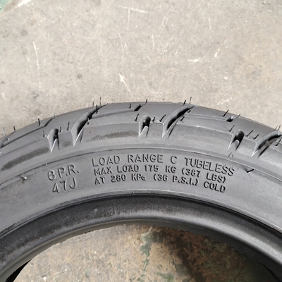 Tubeless Motorcycle Tyre 3.50-10 3.00-10 with Nature Rubber Steel Nylon Raw Material
