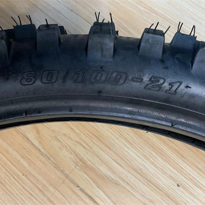 Ban Motor 80/100 21 Motorcycle Tire with and 35%-55% Rubber Content in Qingdao Port