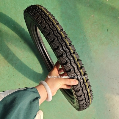Loading Port Qingdao Port 3.00-17 30017 300.17 300X17 Motorcycle Tubeless Tire for JAWA 250