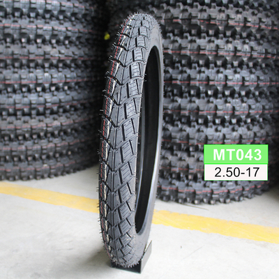 6PR/8PR Tubeless Motorcycle Tire 250x17 250 17 250-17 with 35%-55% Rubber Content