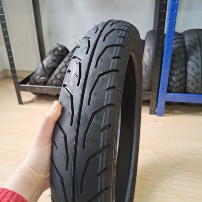 35%-55% Rubber Content 90/90-17 TL Motorcycle Tyre for ISO9001 Certification