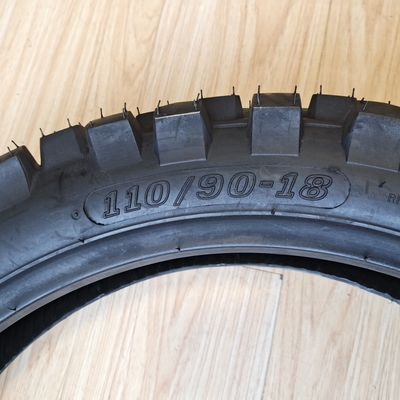 Motorcycle Tyre 110/90-18 8PR for Venezuela Market Black Rubber Content 35%-55% Durable