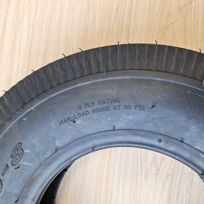 Black 4.00-8 Bajaj Three Wheeler Tire for Motorcycle Made of Nature Rubber Steel Nylon