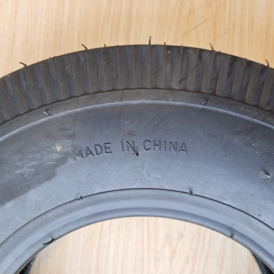 Black 4.00-8 Bajaj Three Wheeler Tire for Motorcycle Made of Nature Rubber Steel Nylon