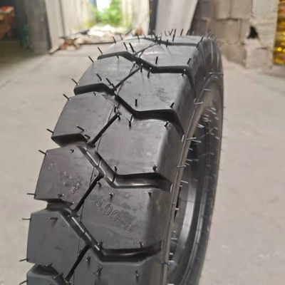 5.00-8 Motorcycle Tire with Raw Material Nature Rubber Steel Nylon
