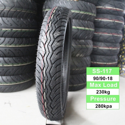 Motorcycle Tire 90/90/18 Tubeless Sale by Real with 6PR/8PR Ply Rate and 3.8kg Weight