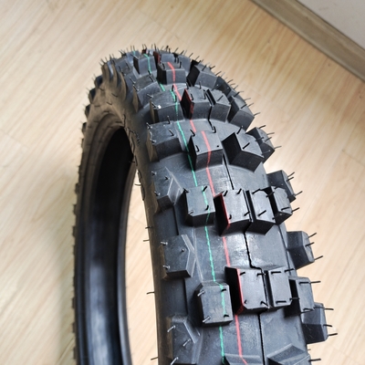 35%-55% Rubber Content Motorcycle Tire 4.10-18 OWN DOT ISO CCC SONCAP at Qingdao Port